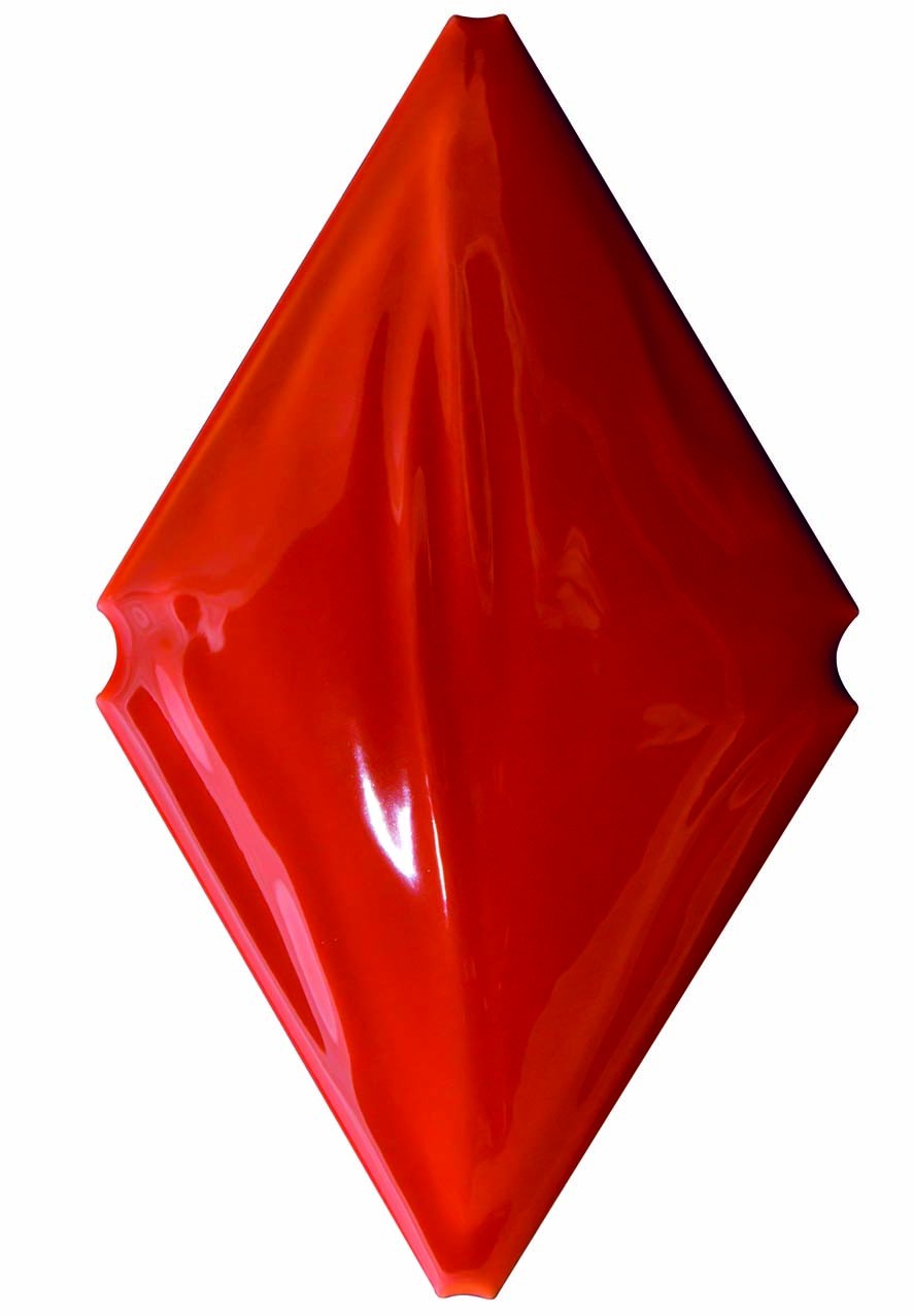 Cevica Rombo Loft Rojo 12x20 см