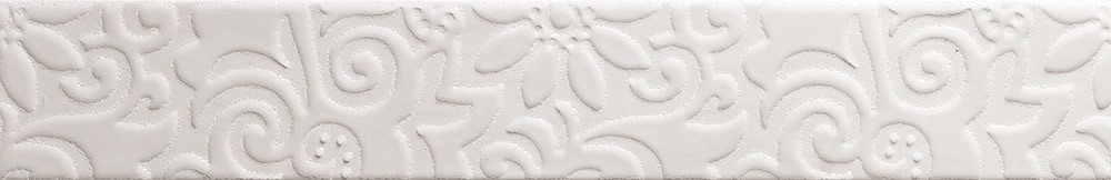 Valmori Ceramica Design Ornamenti Flow White 6.5x40 см