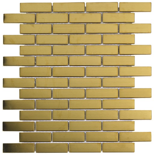 Aparici Design Mosaics Brick Gold Metalizado 26.2x30.6 см