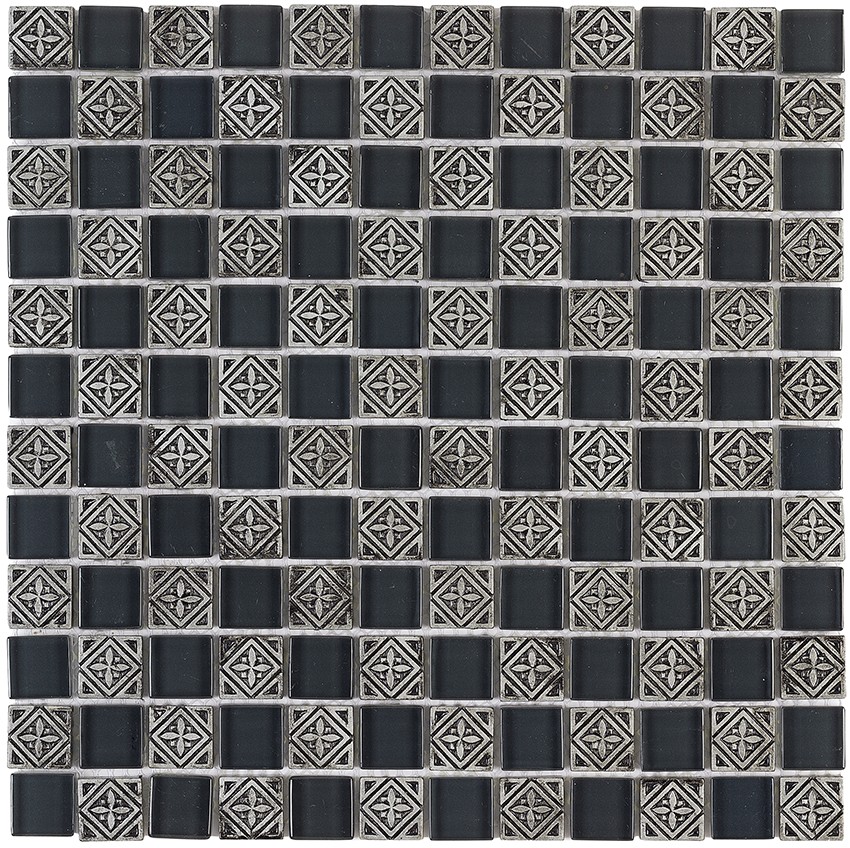 Aparici Design Mosaics Code Grey Brillo 30x30 см