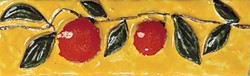 Tonalite Provenzale Listello Aranci Giallo 5x15 см