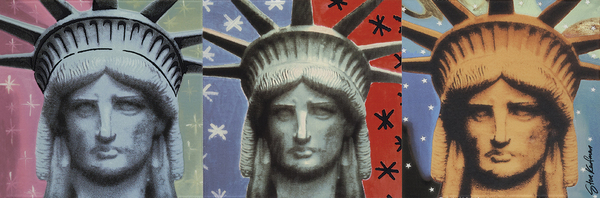 Settecento Steve Kaufman Lady Liberty Soggetto B 31.9x96.3 см