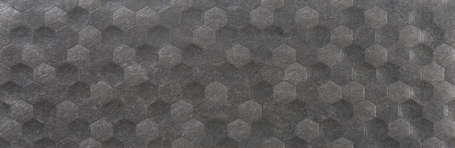 Azulev Basalt Antracita Hexagon Rect 29x89 см
