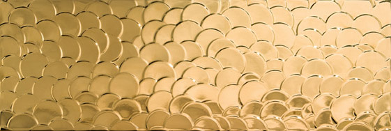 Aparici Nordic Gold Shell Brillo 29.75x89.46 см