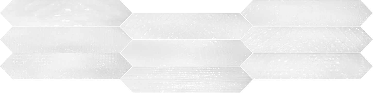 Quintessenza Sfumature Bianco Effetti Lucido 6.5x33 см