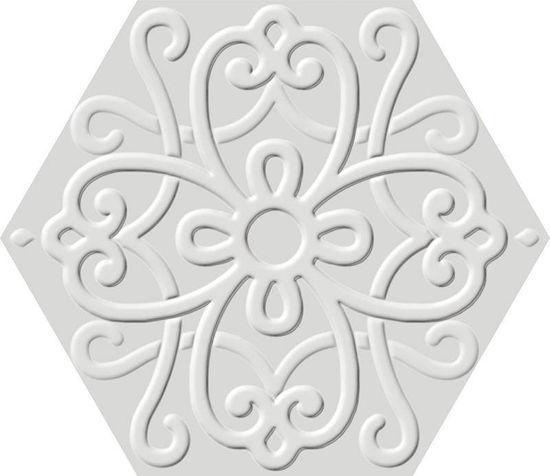 Itt Ceramic Flora White 23x27 см