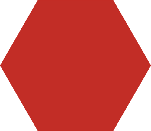 Codicer Basic Red Hex 25 Hexagonal 22x25 см