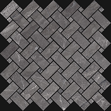 Cerdomus Supreme Charcoal Kadi Mosaico Levigato 30x30 см