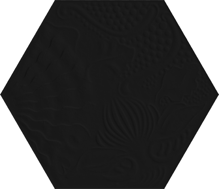 Codicer Gaudi Lux Black Hex 25 Hexagonal 22x25 см