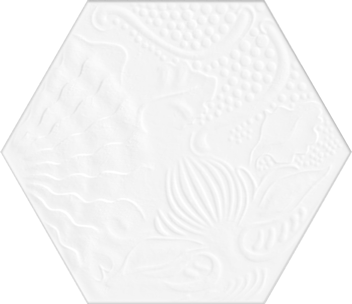 Codicer Gaudi Lux White Hex 25 Hexagonal 22x25 см
