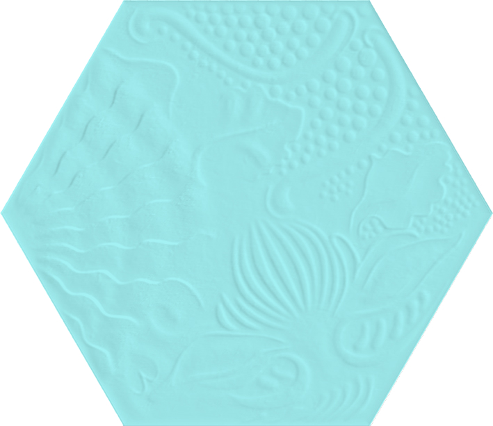 Codicer Gaudi Lux Aqua Hex 25 Hexagonal 22x25 см