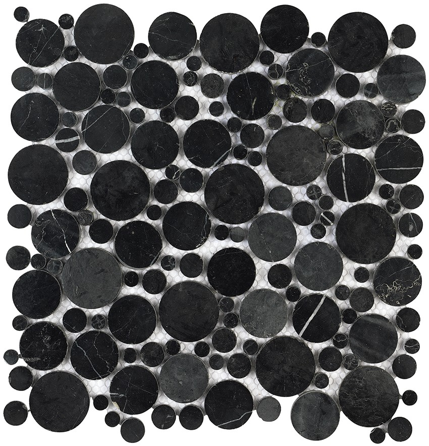 Aparici Design Mosaics Astro Black Brillo 30x30 см