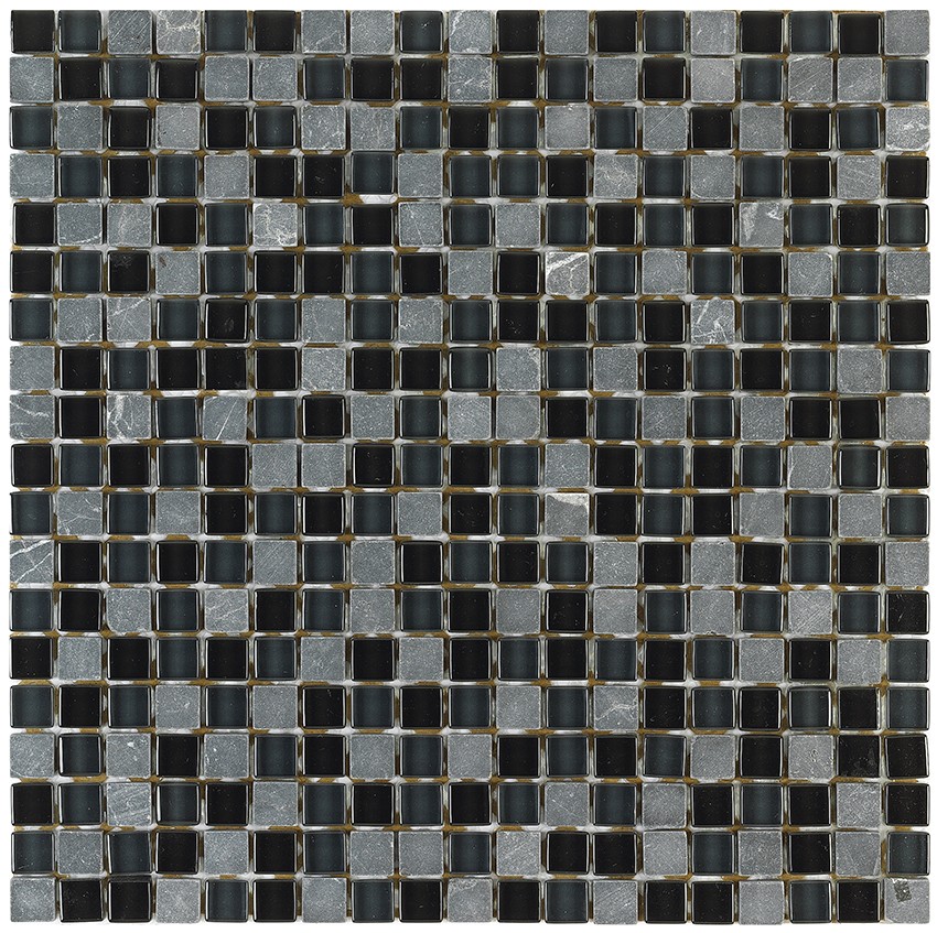 Aparici Design Mosaics Daily Black Mate 31x31 см